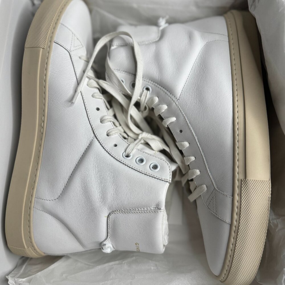 Givenchy White Knotted High Top Sneakers